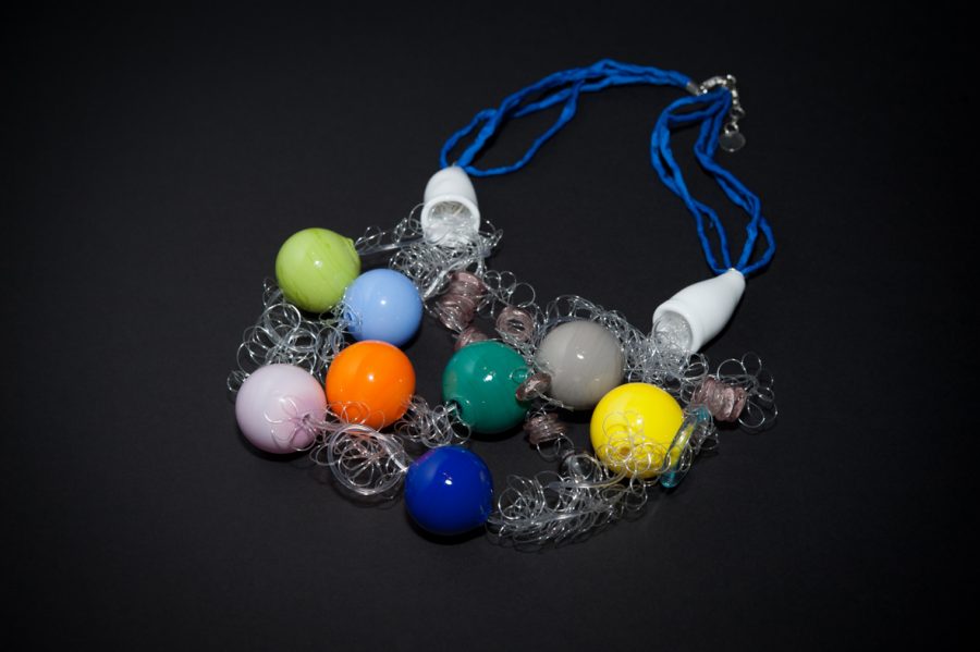 Juggler multicolored necklace